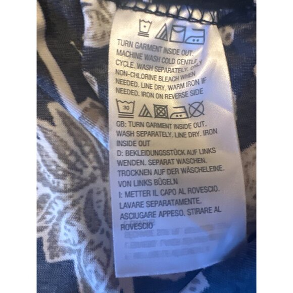 Bob Mackie Wearable Art 1XP Floral Stripe Pants - Picture 5 of 6